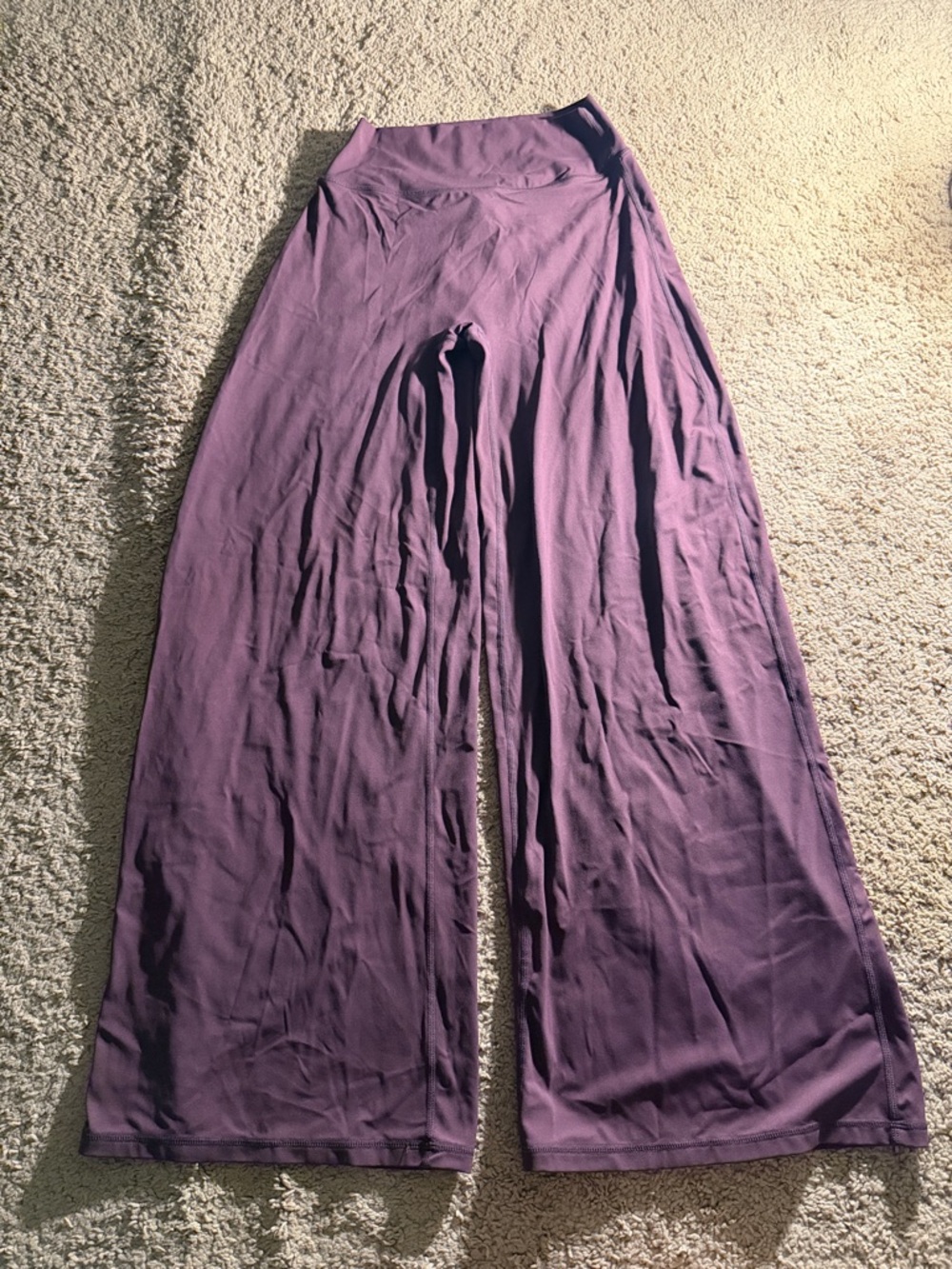 Wide-Leg Purple Women's Leggings